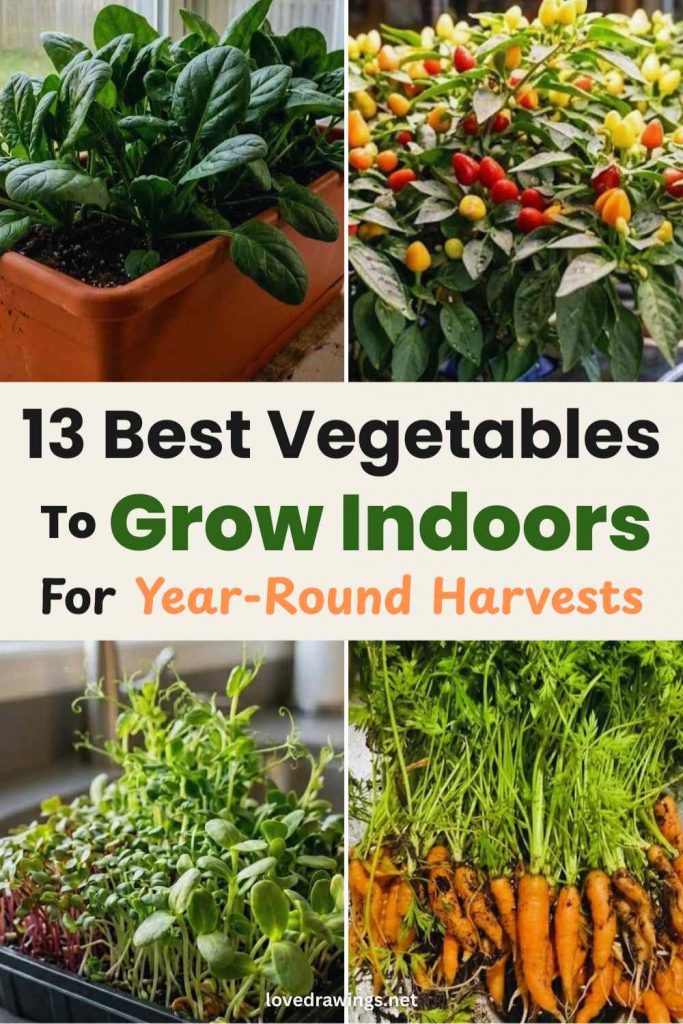 13 Best Indoor Vegetable Plants for Year-Round Harvests