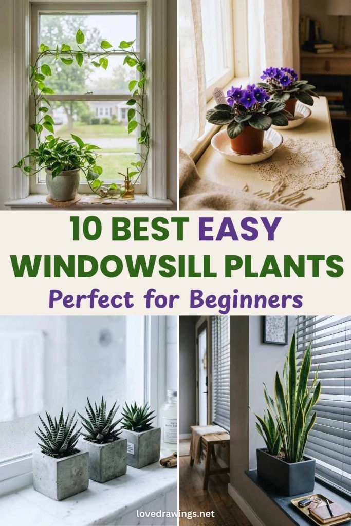 10 Easy Care Windowsill Plants for Beginners