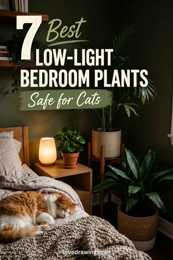 7 Best Cat-Safe Bedroom Plants for Low-Light Corners